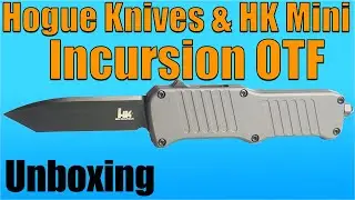 HK Knives Mini Incursion OTF Automatic Tanto Unboxing