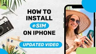 How To Install eSIM on iPhone iOS - Updated Video