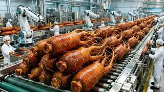 Inside the TITAN KOREAN RED GINSENG Factory: Harvesting 