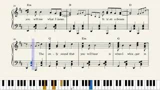 There's A Kind Of Hush (All Over The World) - Carpenters (Piano Solo Tutorial)