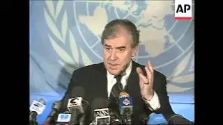 IRAQ: CHIEF UN WEAPONS INSPECTOR BUTLER ARRIVES FOR TALKS