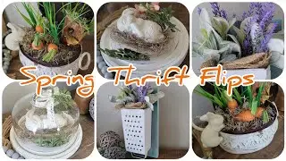 The Cutest Little Spring Thrift Flips. 🥕🐇 Thrift to Treasure. Upcycled DIYS.