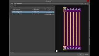 Altium PCB Library Preview rendering