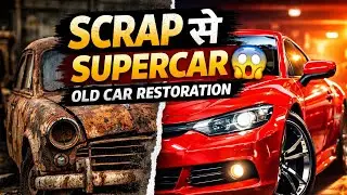 Scrap Car Restoration | Old Car को Brand New बनाया 🔥