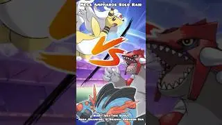 Pokemon Go - Mega Ampharos Solo ft. Weather Boost M. Swampert and S. Groudon #pokemongo #pokemon