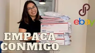 Empaca conmigo ropa usada que vendi online en Ebay + Poshmark! Ventas de Segunda Mano online!