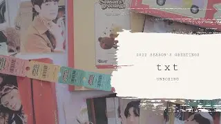 TXT 2022 Season's Greetings Unboxing (x2)