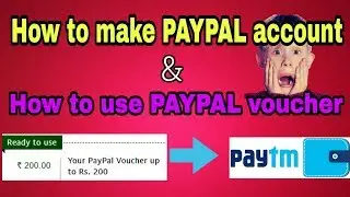 How to use PAYPAL cashback, voucher and how to make PAYPAL acc.