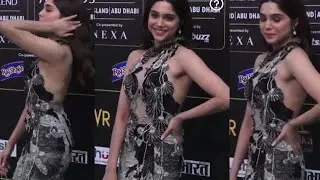 Baapre Baap🙄Sharvari Wagh Flauunts Hot Figure Video Viral At IIFA Award Show 20💕SiZzling Style Dress