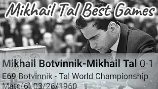 Mikhail Botvinnik vs Mikhail Tal ○ Mikhail Tal Best Games