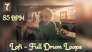 [FREE Lofi Sample Packs] 85 BPM Serpent Lofi Full Drum Loops 7 | Free Download Stock Drum Samples