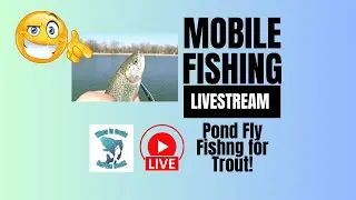 Pond Fly Fishing Stocked Trout, Limited Out. Rebroadcast #mobile #fishing #livestream