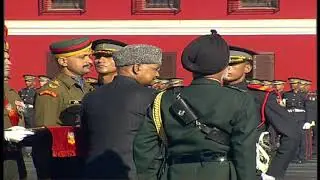 Award presentation at Passing Out Parade of Indian Military Academy (IMA)
