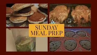 SUNDAY MEAL PREP  AND WEEKLY MENU PLAN💙💚💜 LARGE FAMILY OF 10