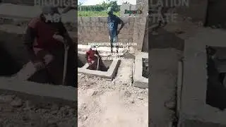 Biodigester installation @Abeokuta, Ogun State, Nigeria.