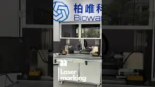 Laser marking machine for medical device #medicaltechnology #factory #lasermarking  #catheter