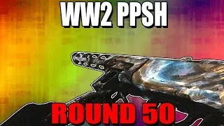 WW2 PPSH ON ROUND 50 - CALL OF DUTY WW2 ZOMBIES