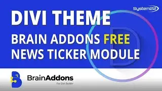Divi Brain Addons Free Divi Plugin News Ticker Module 👈
