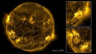 133 days of Sun,Bright active region: captured by NASA 's solar dynamics observatory (SDO) 22,2022