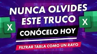Separar una Tabla de Datos en varias Hojas de Excel con un solo Clic (Truco que no debes Olvidar)
