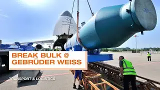 Projects &  Break Bulk special transport at Gebr&uuml;der Weiss