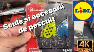 [4K Video] Scule si accesorii de pescuit in oferta LIDL
