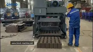 QMY mobile automatic concrete block making machine