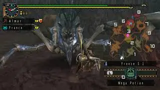 Monster Hunter Freedom Unite - The Shoguns Encampment (Elder 6*) Quest Walkthrough