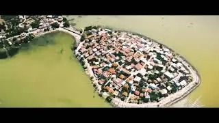 Uluabat G&ouml;l&uuml; G&ouml;lyazı Mahallesi havadan &ccedil;ekim