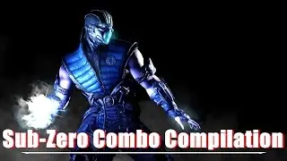 Mortal Kombat X - Sub-Zero: Combo Compilation [Old Patch] ᴴᴰ