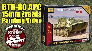 Видео покраски БТР-80 (15мм Звезда)