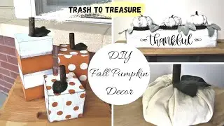 DIY FALL FARMHOUSE COUNTRY PUMPKIN DECOR