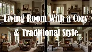 Living Room with a Cozy & Traditional Style