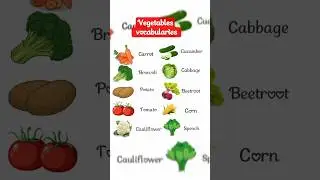 vegetables vocabulary #shorts#shortvideo#ytshorts #english #viral#viralvideo#trending #trendingsong