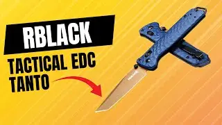 Slim, Sharp, and Tactical! RBLACK Tanto EDC Knife Review