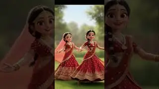 Teri Dulhan Sajaungi | Cute Dance Animation 💃✨| Short |# Sanafa #song #dance #cute