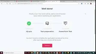 Problem Solved:-Not able to continue after completing Quiz on KNOWMORE