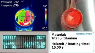 M&ouml;glichkeiten der #Induktion: Erw&auml;rmen von Titan | Ways of #induction: heating of titanium