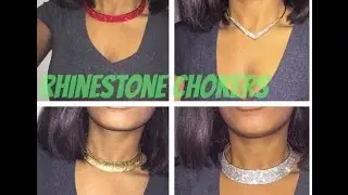 Rhinestone Chokers| @iamtherealtaj