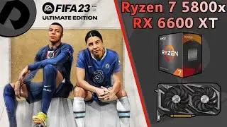 FIFA 23 | Ryzen 7 5800x + RX 6600 XT | Ultra settings 1080p