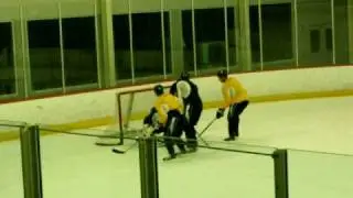 Antero Niittymaki - nice save in practice