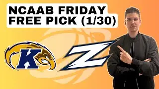Kent State Golden Flashes vs Akron Zips | CBB Basketball Picks & Predictions 1/30/26 | August Young