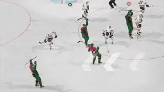 Passed it and scored aka fuck the blackhawks
