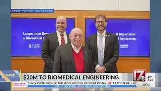 $20M to biomedical engineering at UNC, NC State University
