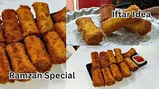 Chicken White Sauce Bread Roll Recipe |  2025 Ramzan Special | Iftar Recipe 😋