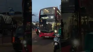 312 at East Croydon Station heading to South Croydon Bus Garage (SK70 BVB HT19) #londonbuses #london
