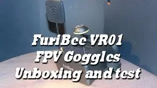 FuriBee VR01 FPV Goggles - Unboxing, review and test - FPV Racing