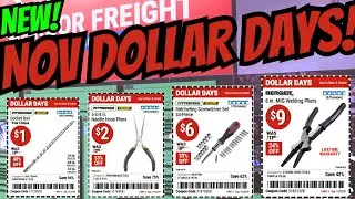 НОВЫЕ акции Harbor Freight в ноябре! 🔥 (20 ноября &ndash; 3 декабря)