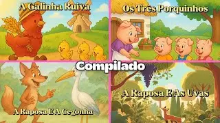 FÁBULAS INFANTIS | Compilado de Fábulas Educativas Para Crianças- Histórias de Ninar