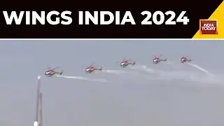 Telangana: Airshow At Begumpet Airport During The Wings India 2024 Event, Organised In Hyderabad